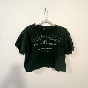 Women Cropped Guinness Tee